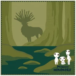Prinzessin Mononoke Mini-Handtuch Schatten des Waldgottes