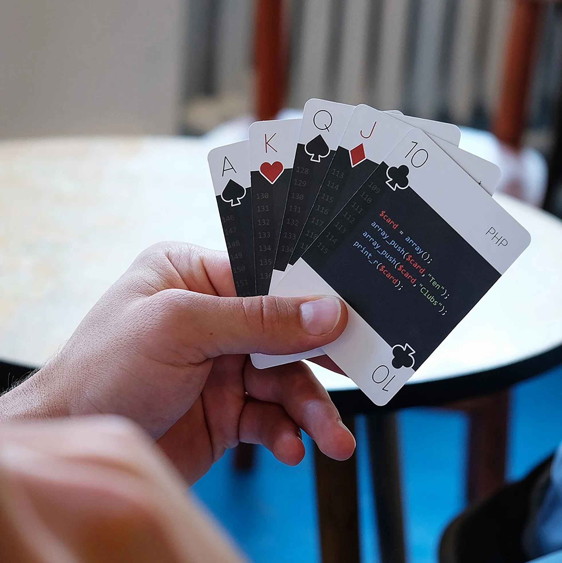 Programmiersprachen-Kartenspiel code:deck