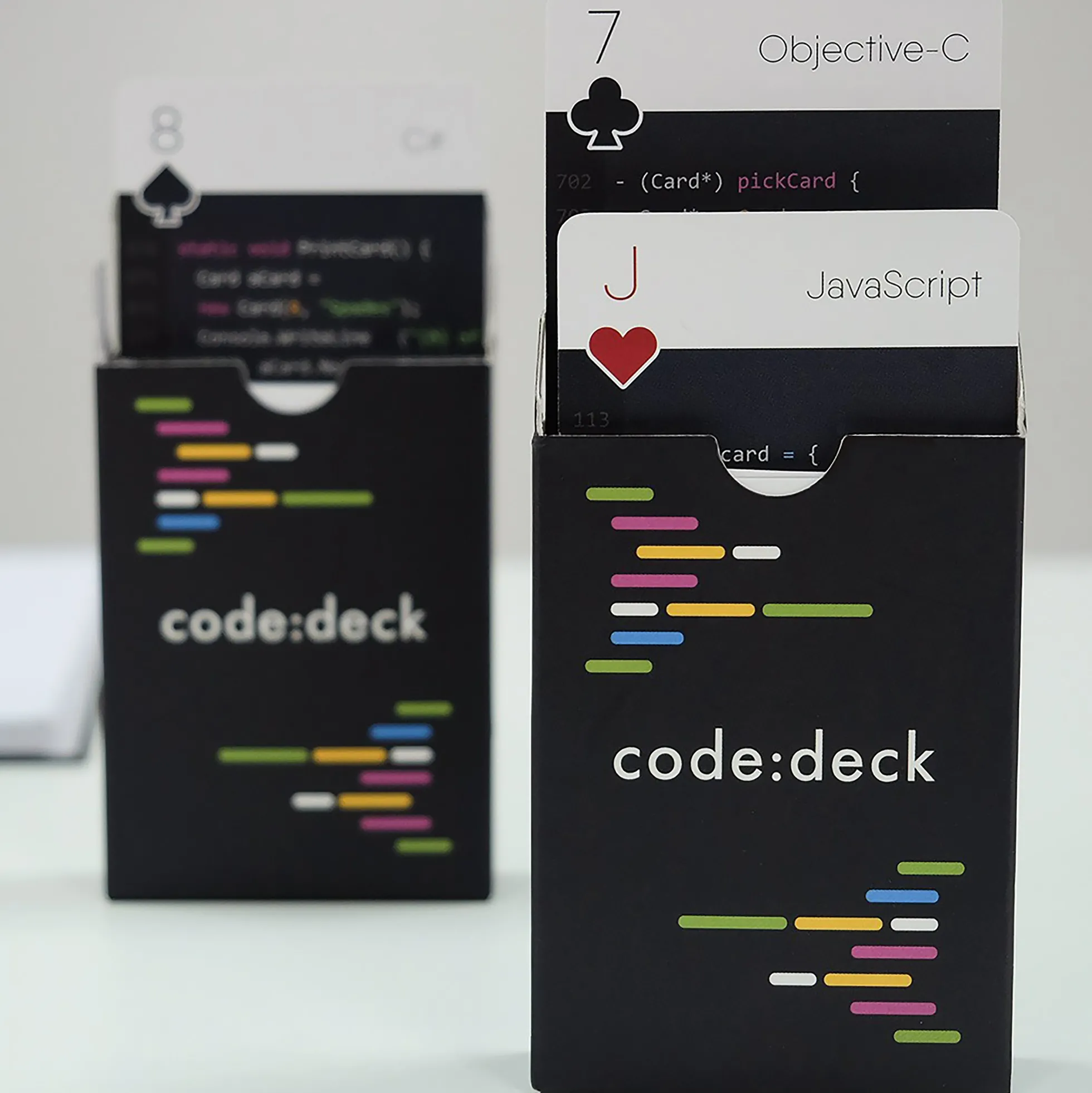 Programmiersprachen-Kartenspiel code:deck