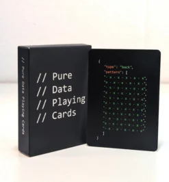 Pure Data Playing Cards - Limitiertes Kartenspiel im JSON-Design