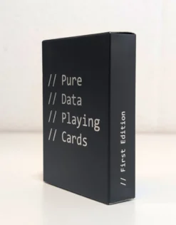 Pure Data Playing Cards - Limitiertes Kartenspiel im JSON-Design