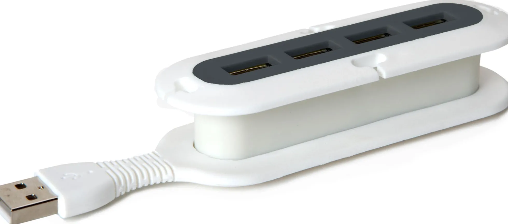 Quirky Contort USB-Hub mit vier Anschlüssen