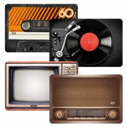 Retro Tisch Unterlagen