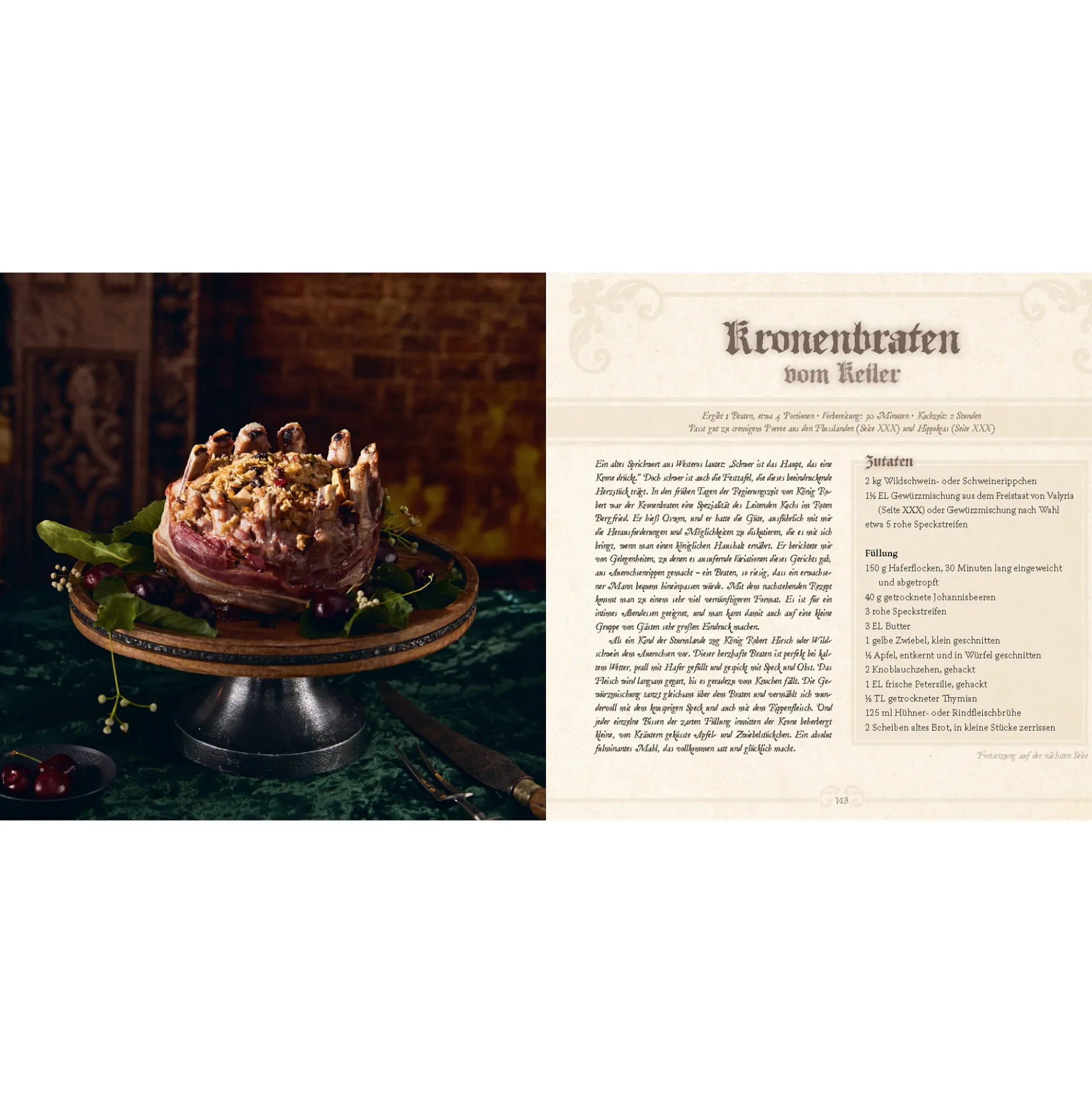 Rezepte aus Westeros und Essos - Das offizielle Kochbuch