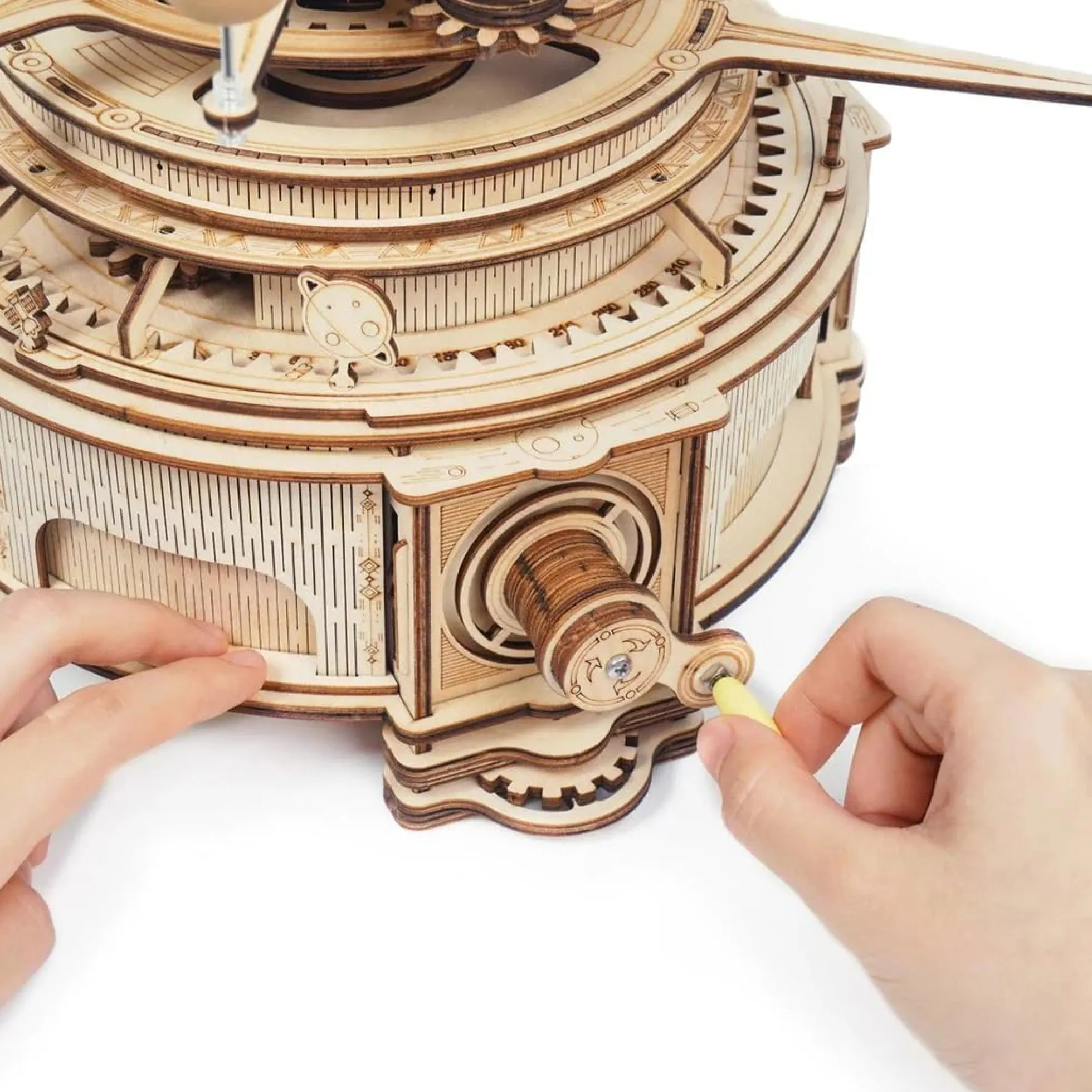 ROKR Holzbausatz Mechanisches Planetarium