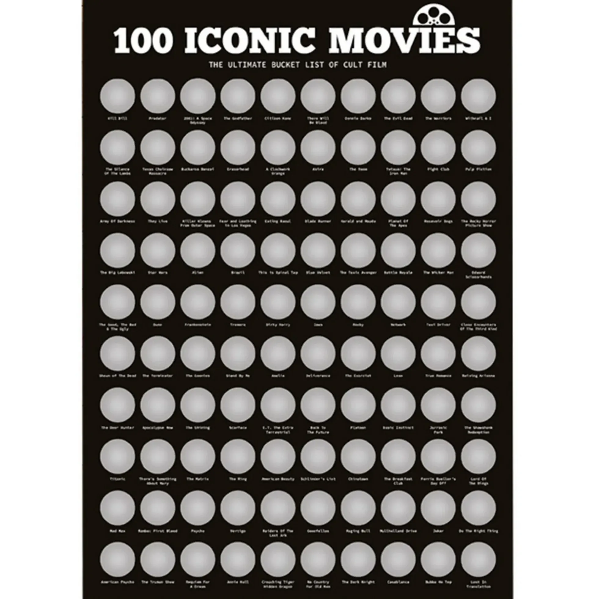 Rubbelposter: 100 Filme, die du gesehen haben musst
