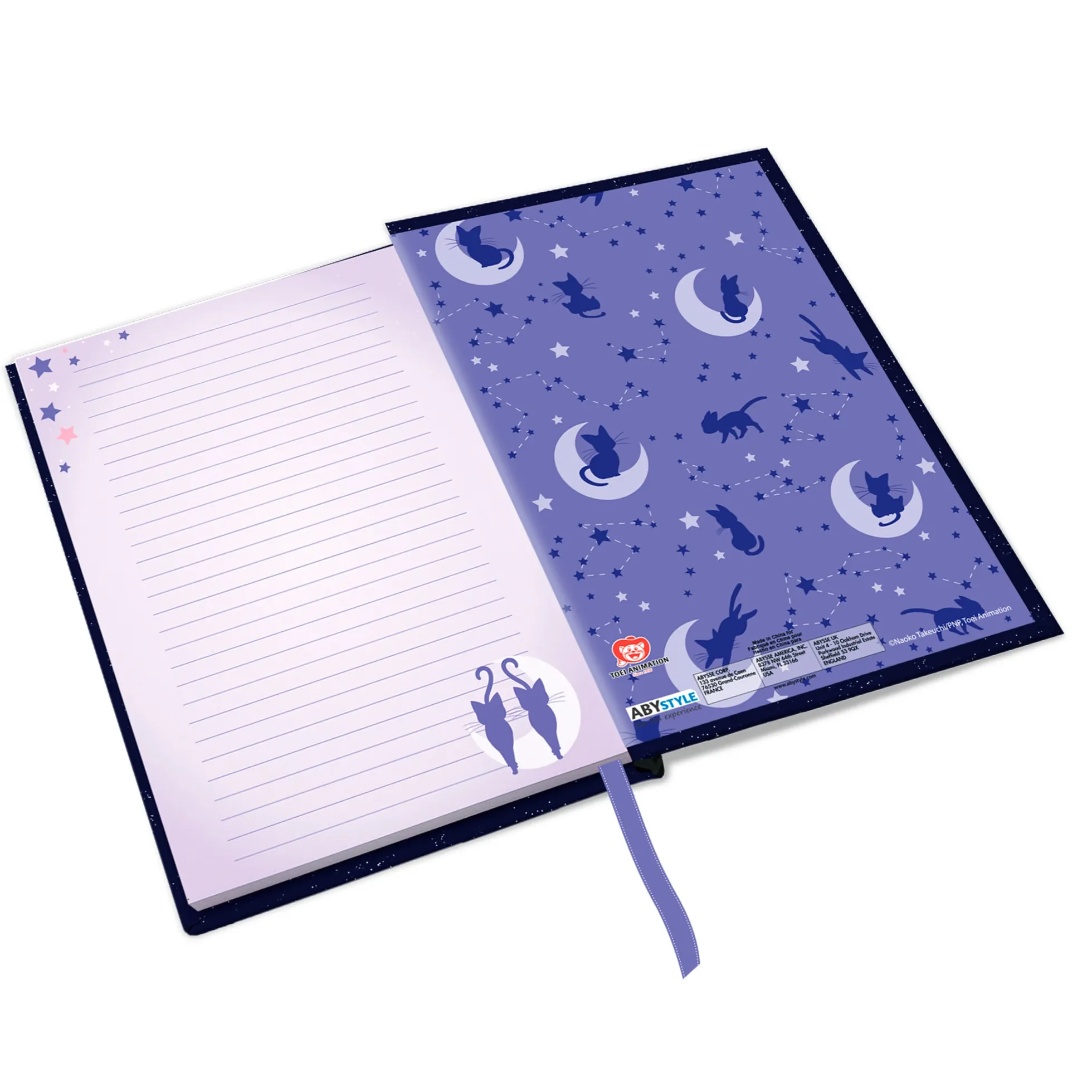 Sailor Moon Notizbuch Luna & Artemis