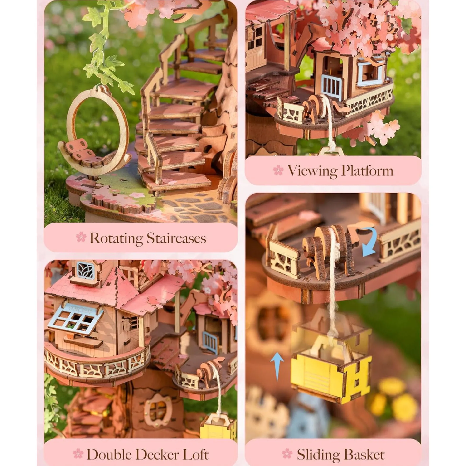 Sakura Baumhaus Holzbausatz