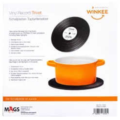 Schallplatten Topfuntersetzer