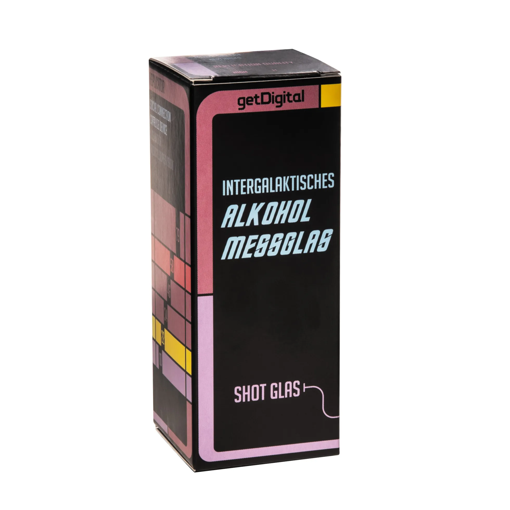 Schnapsglas Intergalaktisches Alkohol-Messglas