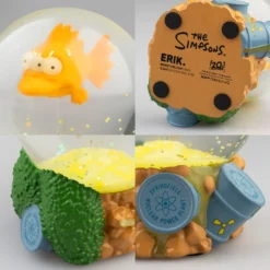 Simpsons Schneekugel mit Blinky, dem dreiäugigen Fisch