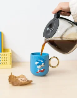 Sonic 3D-Tasse mit goldenem Ring-Henkel