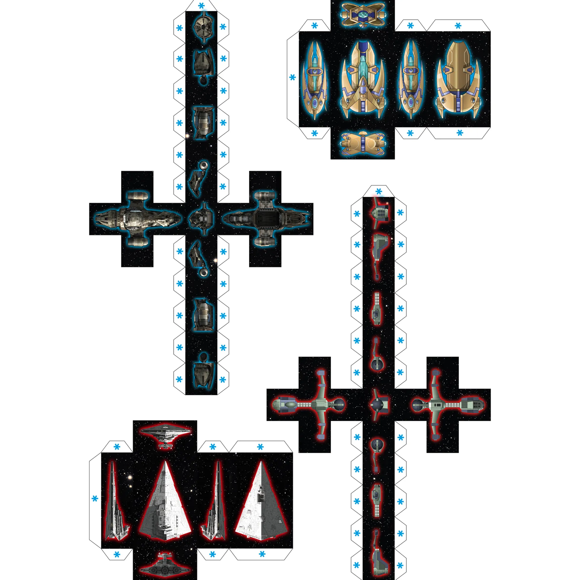 Space Battleship Papercraft
