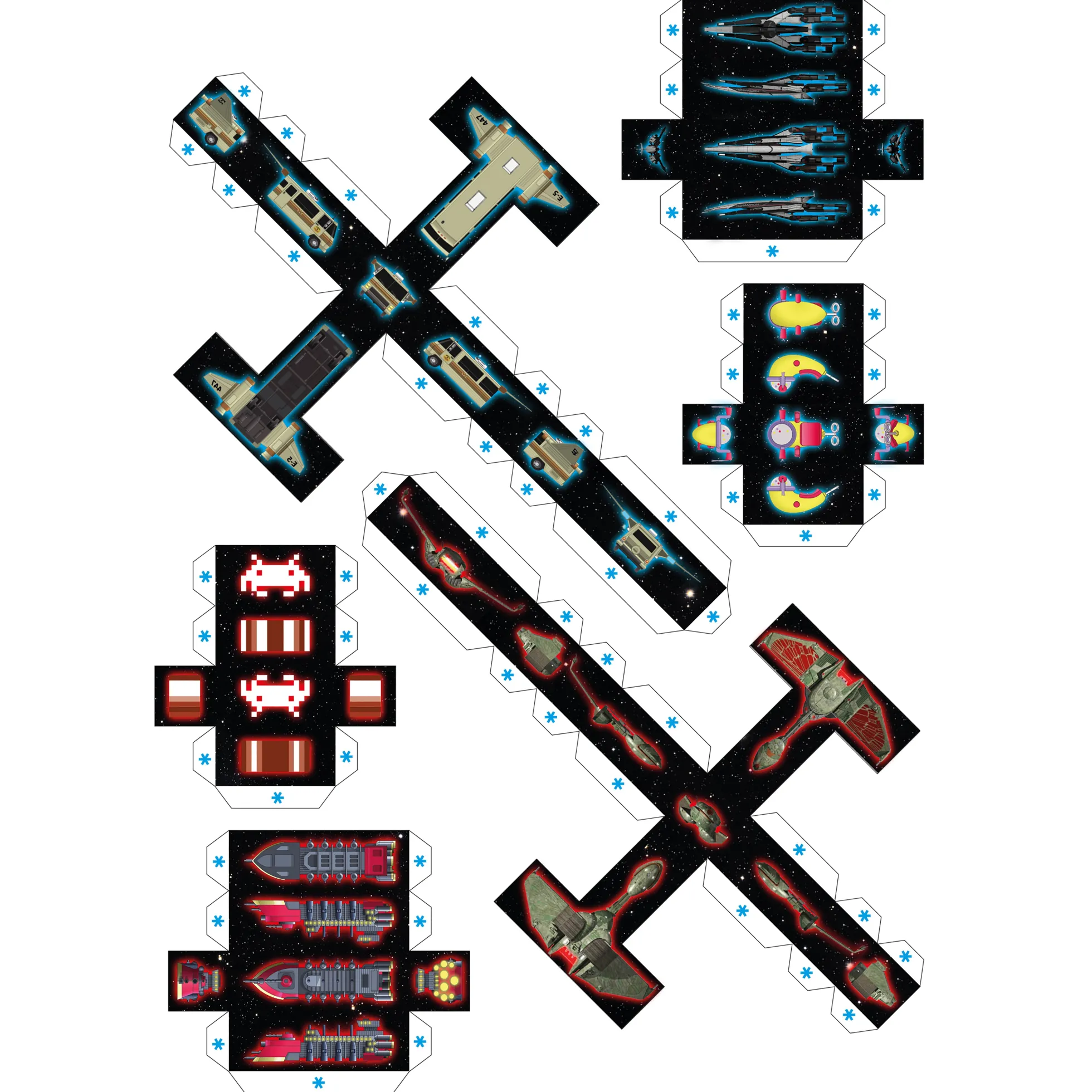 Space Battleship Papercraft