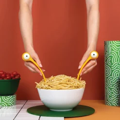 Spaghetti-Monster Pasta- und Salatbesteck