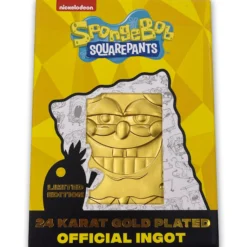 SpongeBob Schwammkopf 24K vergoldetes Sammlerstück in limitierter Auflage