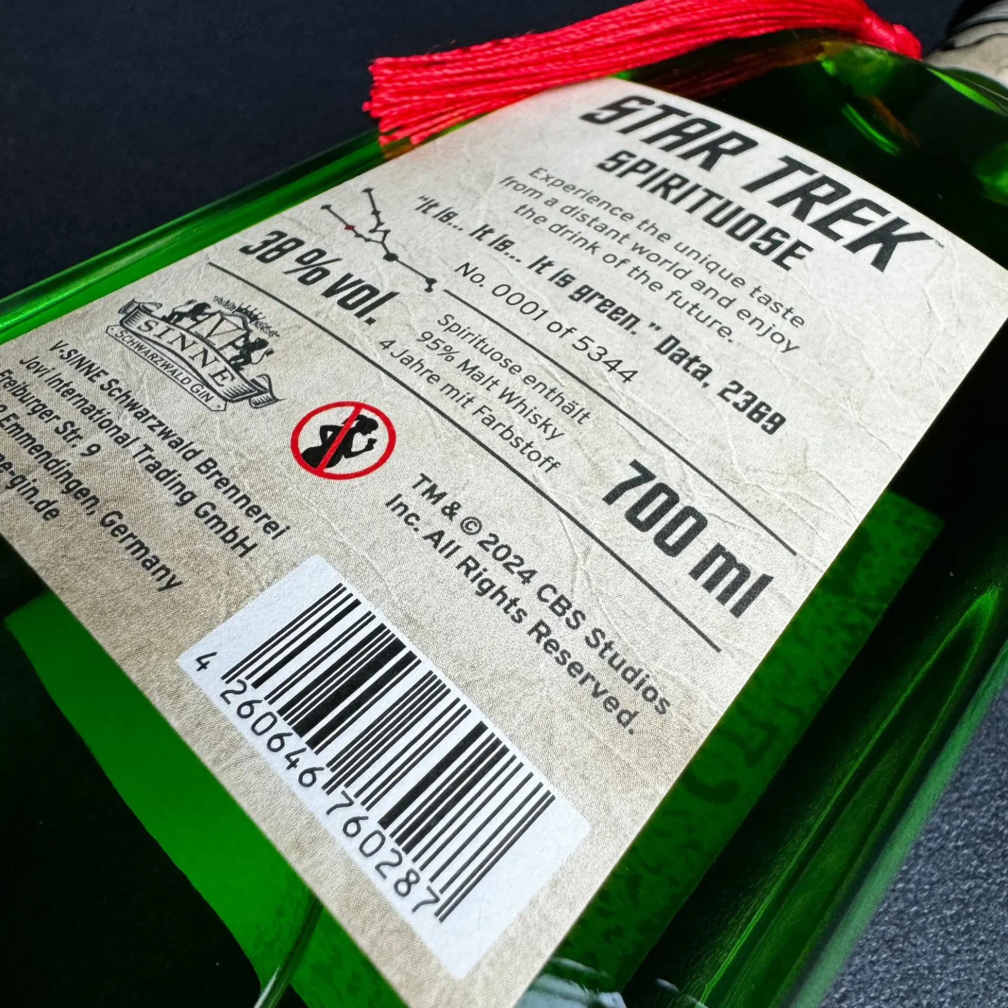 Star Trek Aldebaran Spirit Limited Edition Whisky