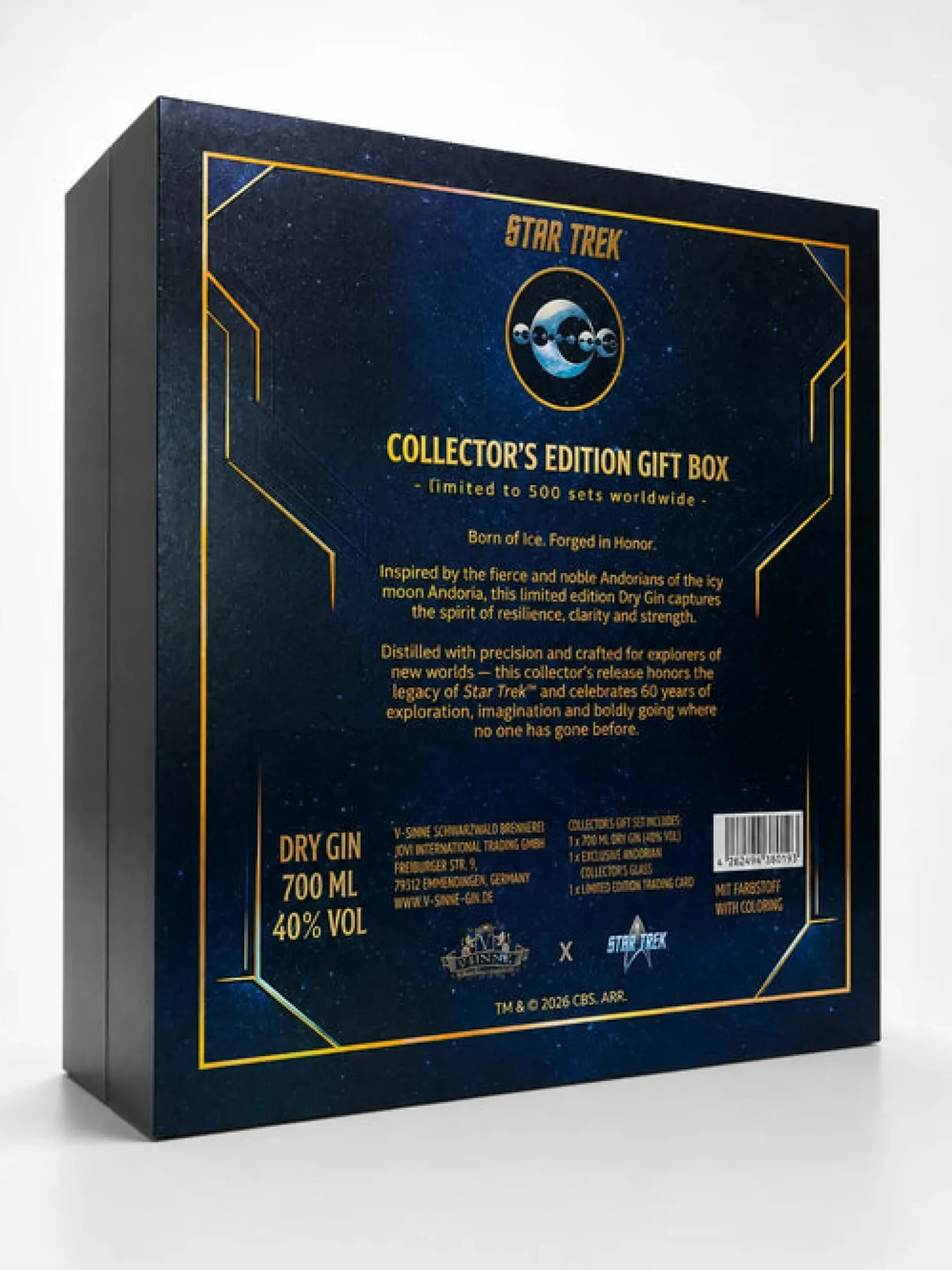 Star Trek Andorian Frost Gin Collector's Edition