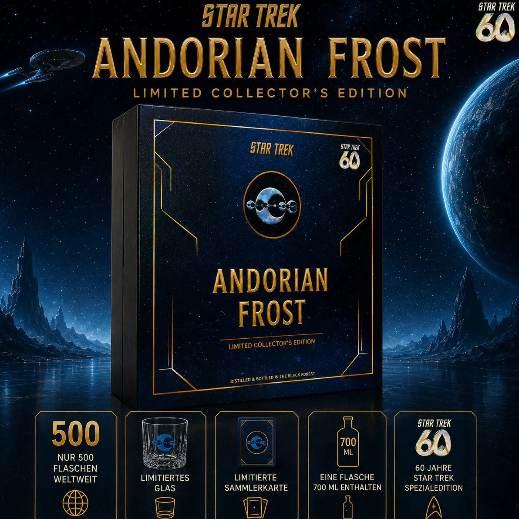 Star Trek Andorian Frost Gin Collector's Edition