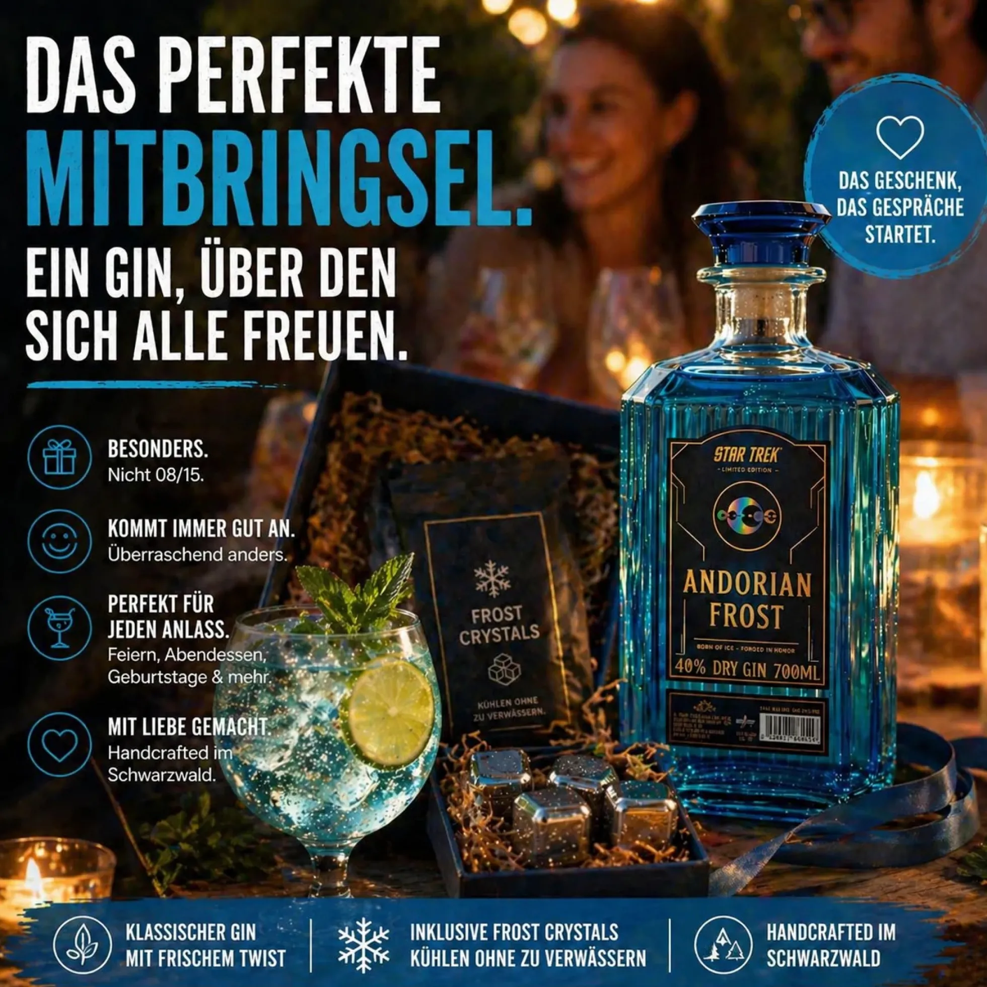 Star Trek Andorian Frost Gin - Limitierte Edition 700ml