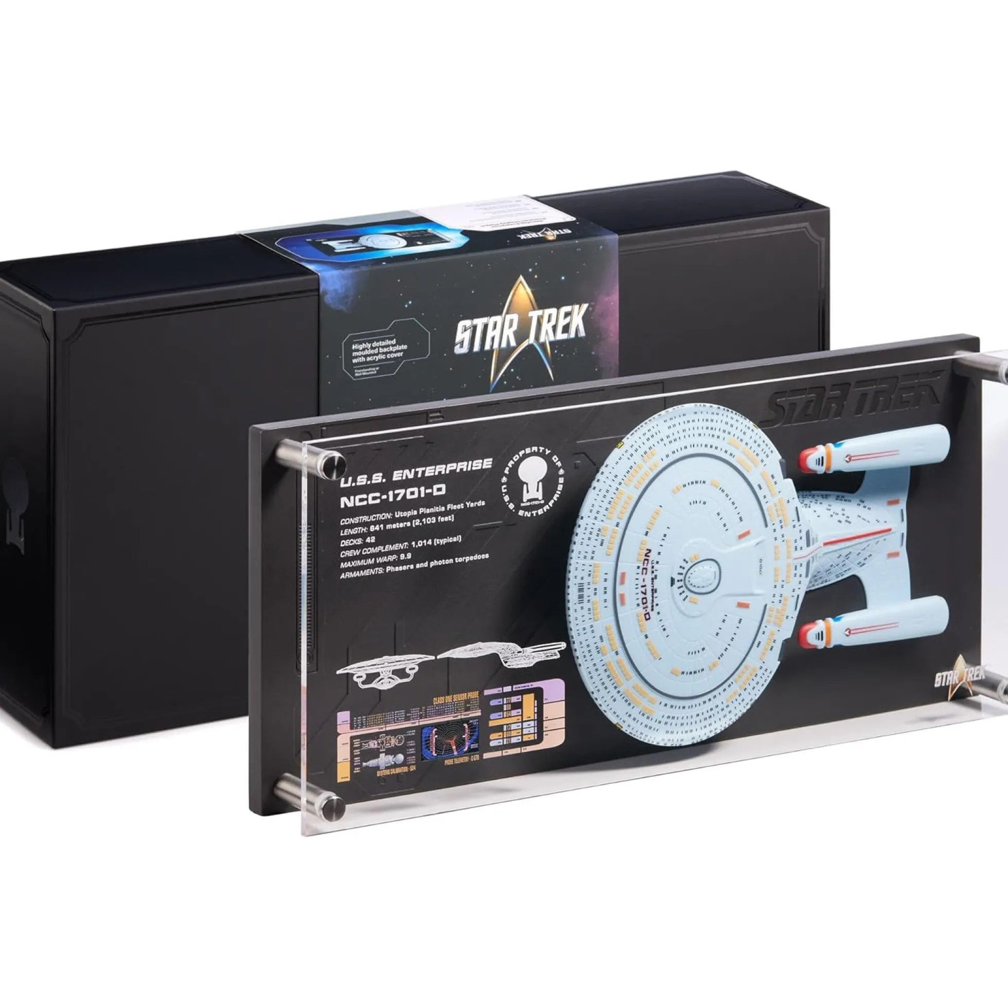 Star Trek Enterprise NCC 1701-D Wandplakette