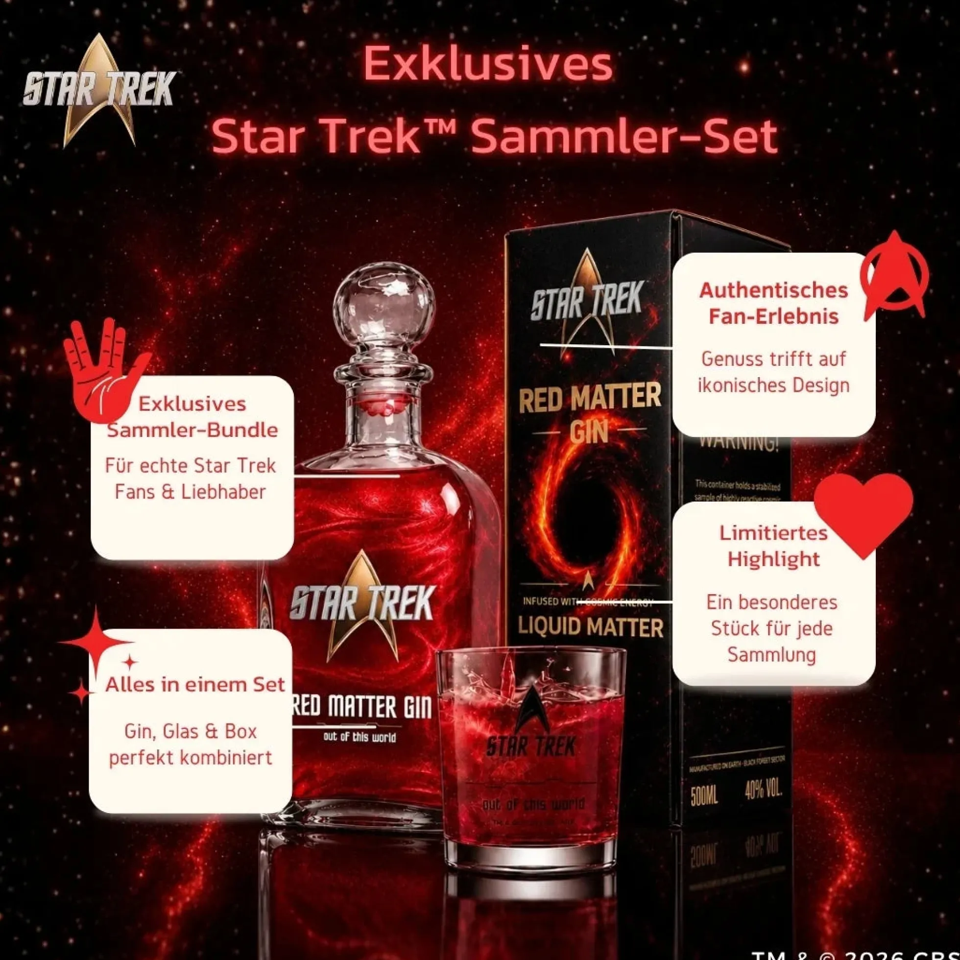Star Trek Red Matter Gin