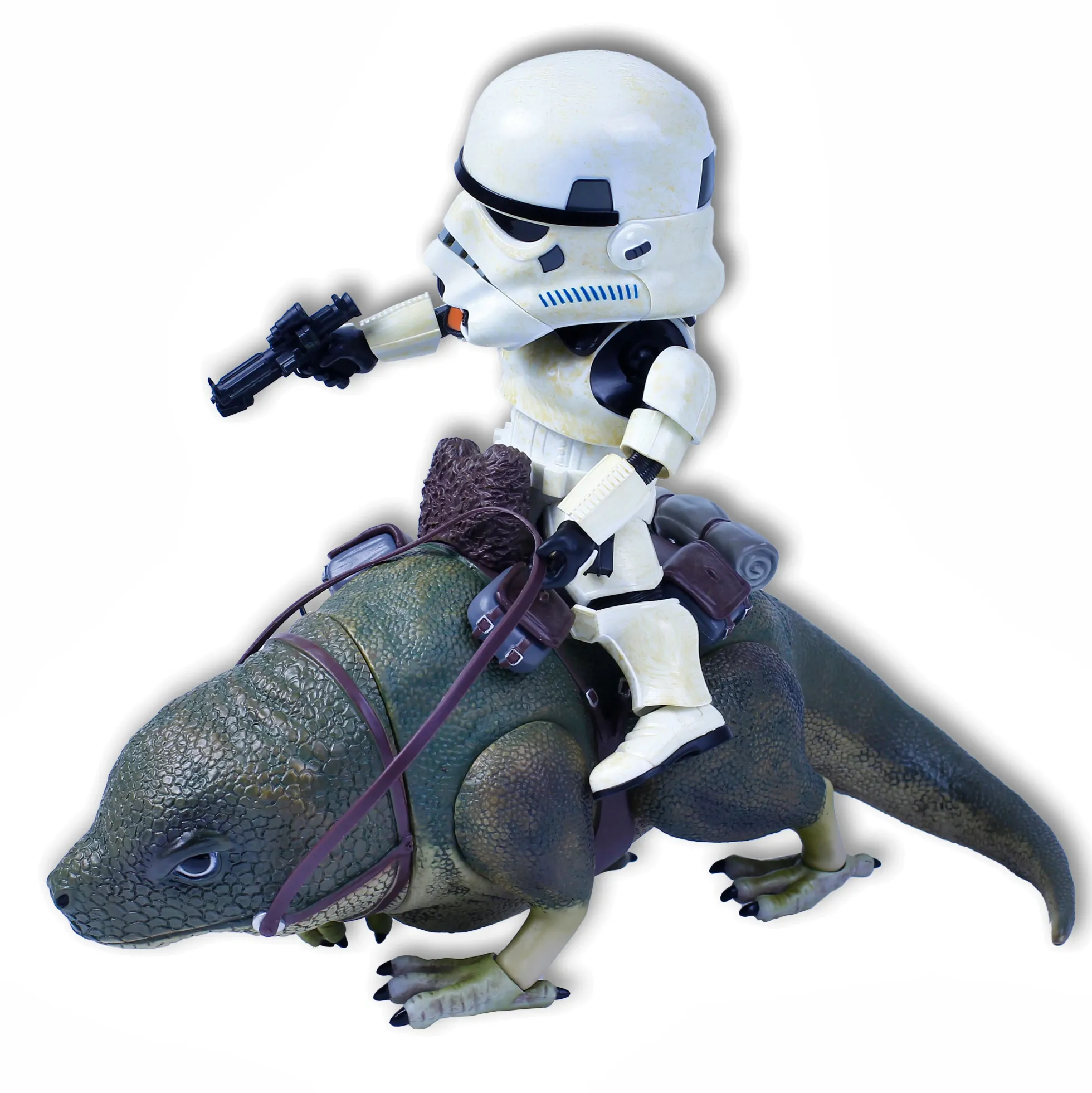 Star Wars Beast Kingdom Sandtrooper & Dewback Sammelfigur