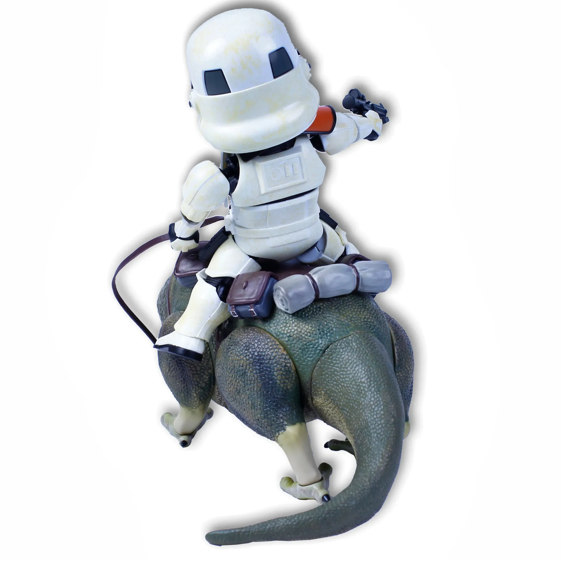 Star Wars Beast Kingdom Sandtrooper & Dewback Sammelfigur