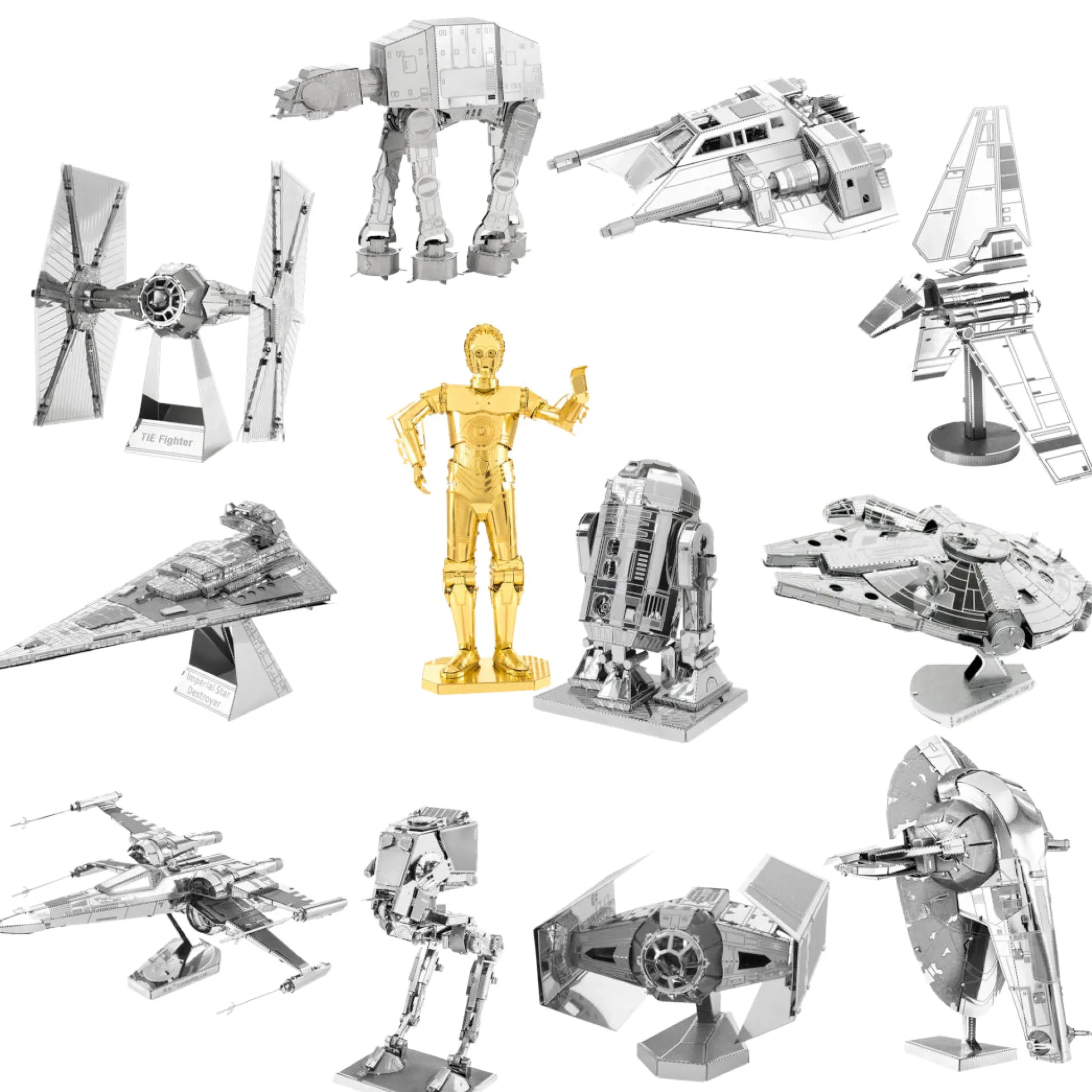 Star Wars Metal Earth 3D Bausätze