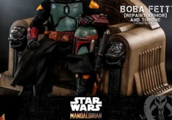 Star Wars The Mandalorian Boba Fett mit Thron Actionfigur 1:6 Special Edition
