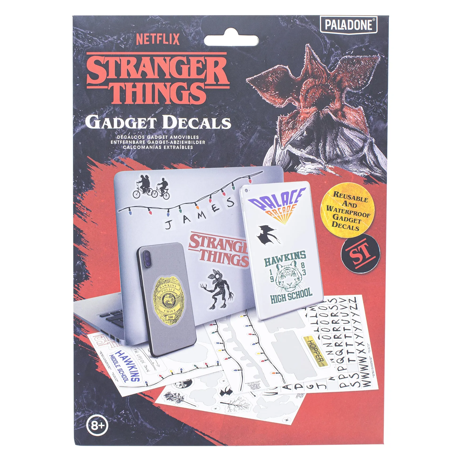 Stranger Things Sticker-Set für Laptop und Handy