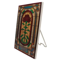 Stranger Things Wandschild Creel House Buntglasfenster