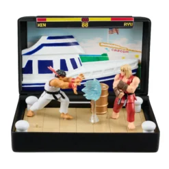 Street Fighter II Diorama in der Mega Drive Kassette