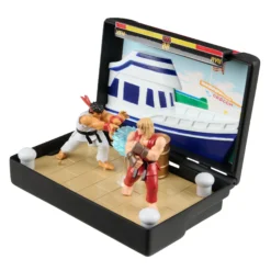 Street Fighter II Diorama in der Mega Drive Kassette