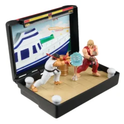 Street Fighter II Diorama in der Mega Drive Kassette