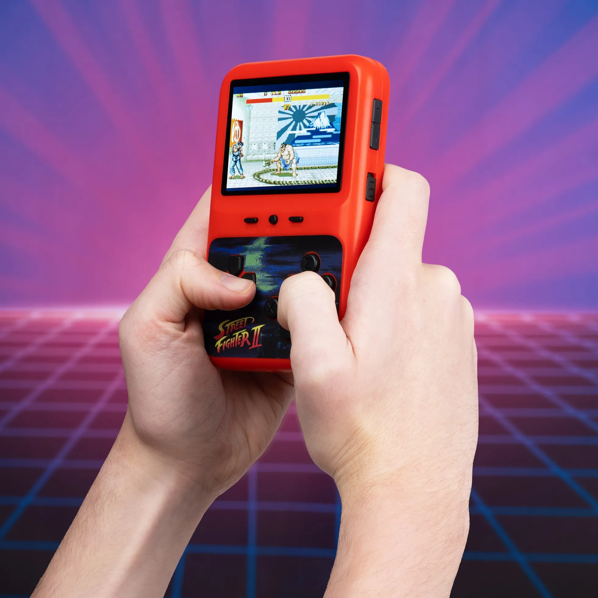 Street Fighter II Handheld - Offiziell lizenzierte Retro-Handkonsole