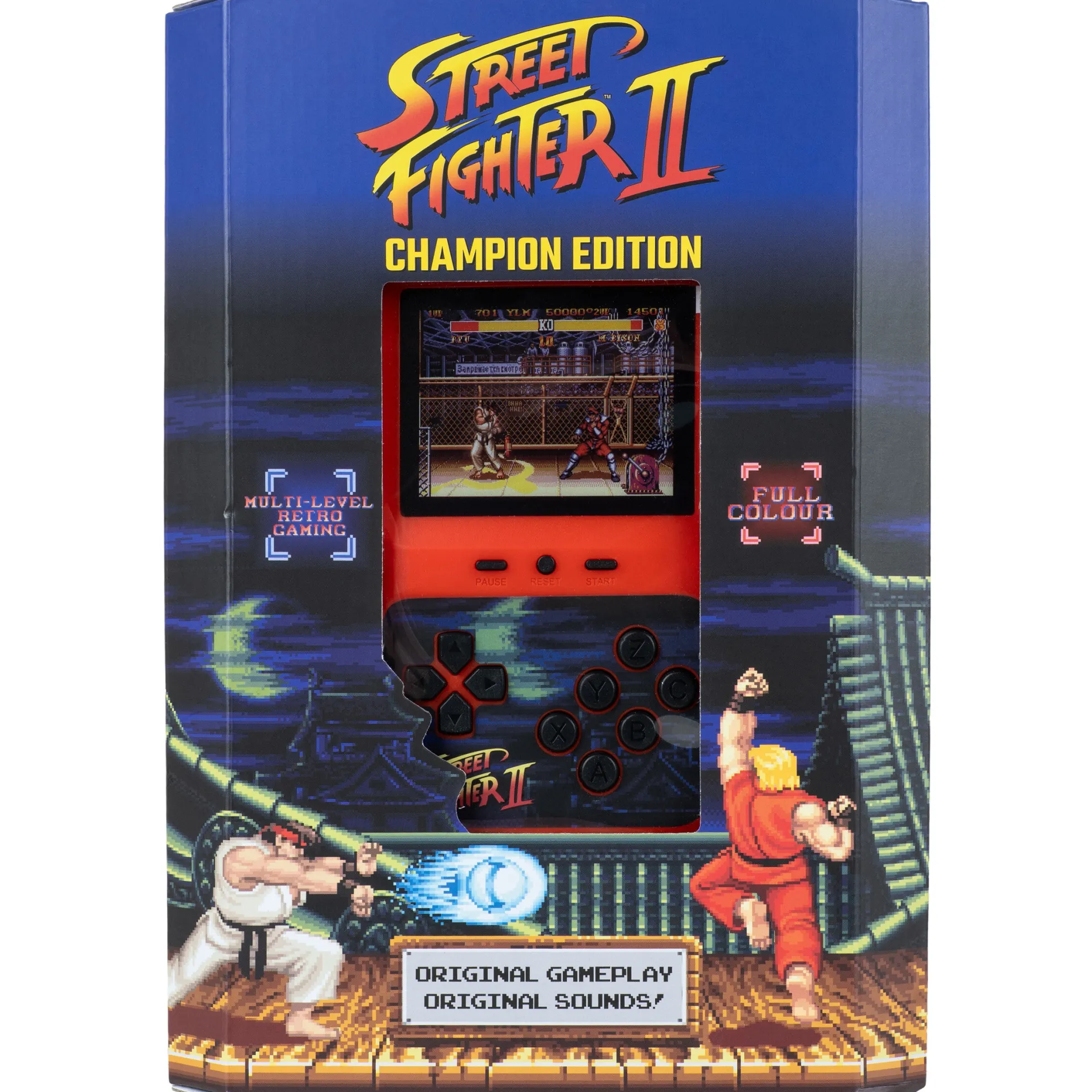 Street Fighter II Handheld - Offiziell lizenzierte Retro-Handkonsole