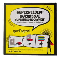 Superhelden-Buchregal
