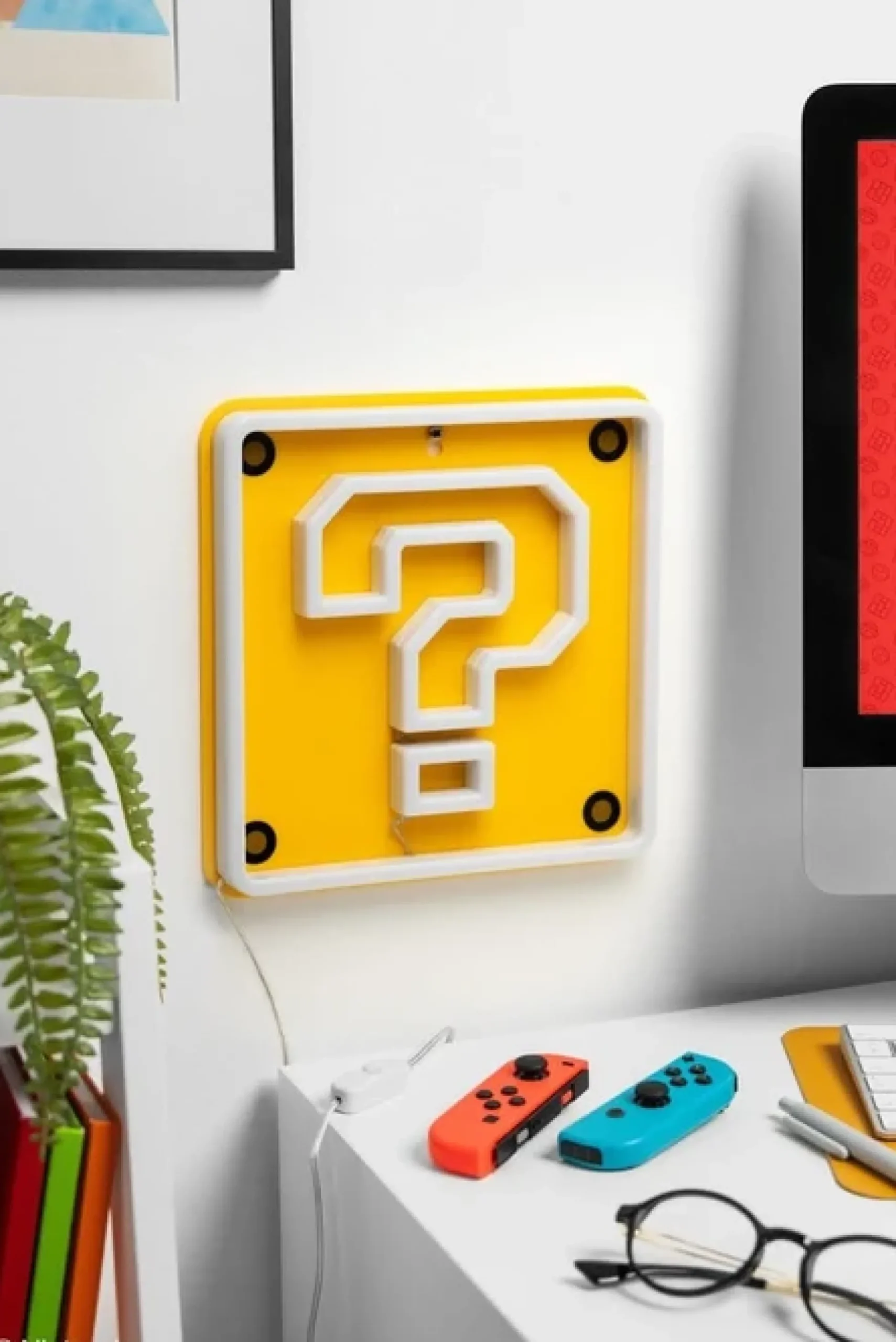 Super Mario Neon-Wandleuchte