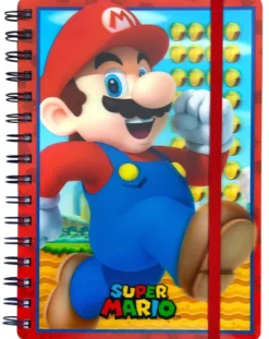 Super Mario Notizbuch mit 3D-Cover