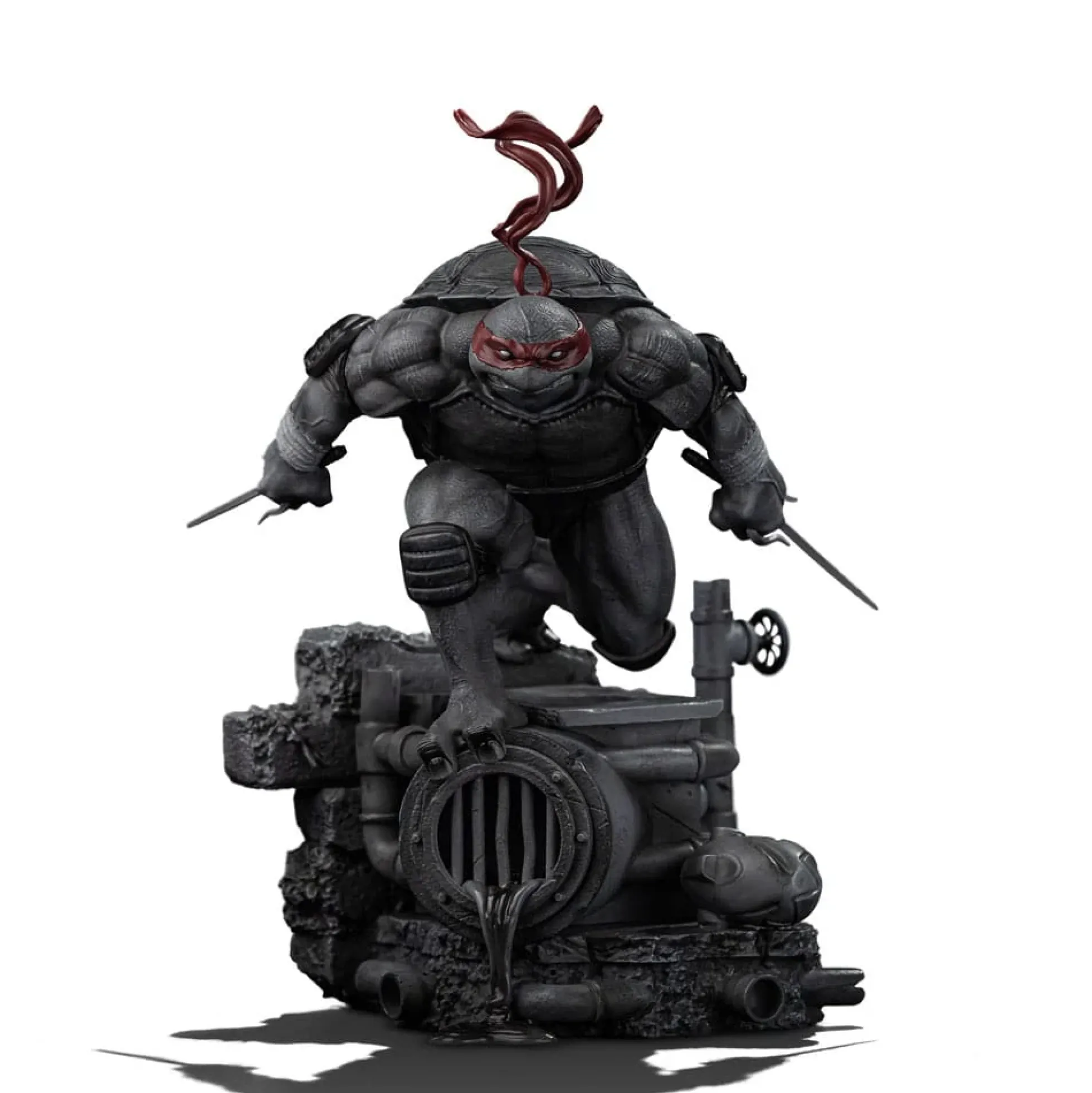 Teenage Mutant Ninja Turtles Art Scale Statue 1/10 Black and White