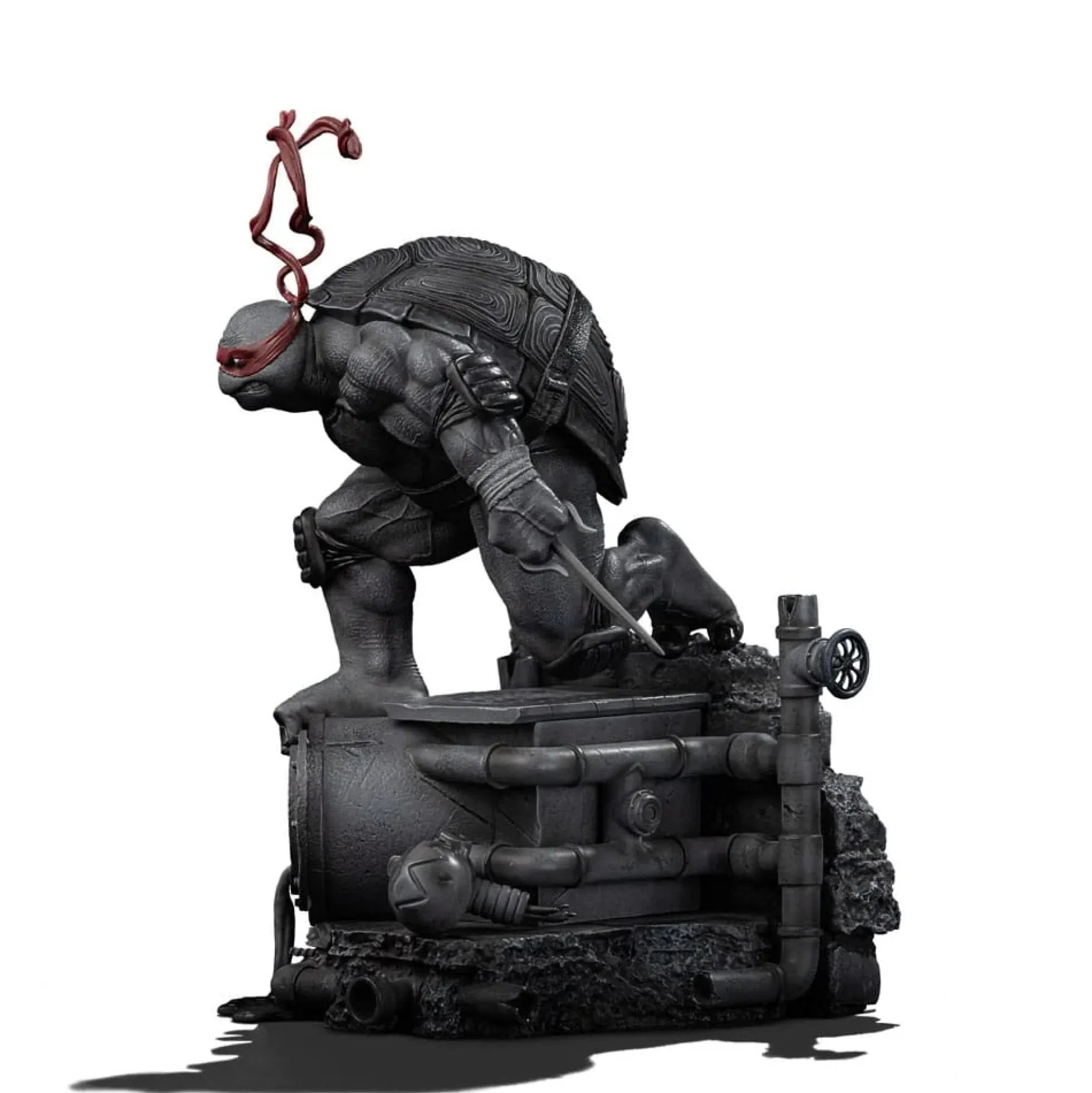 Teenage Mutant Ninja Turtles Art Scale Statue 1/10 Black and White