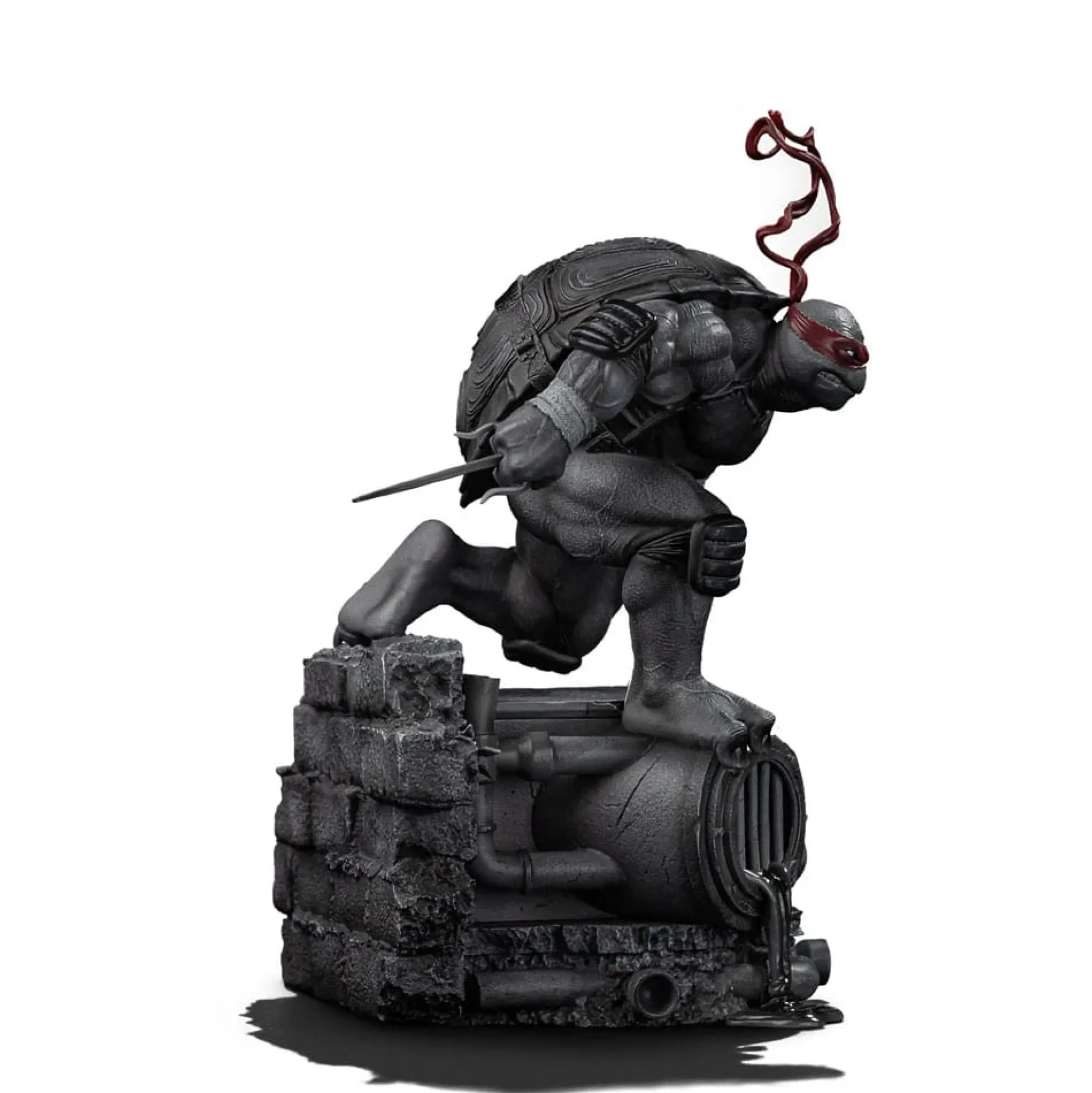 Teenage Mutant Ninja Turtles Art Scale Statue 1/10 Black and White