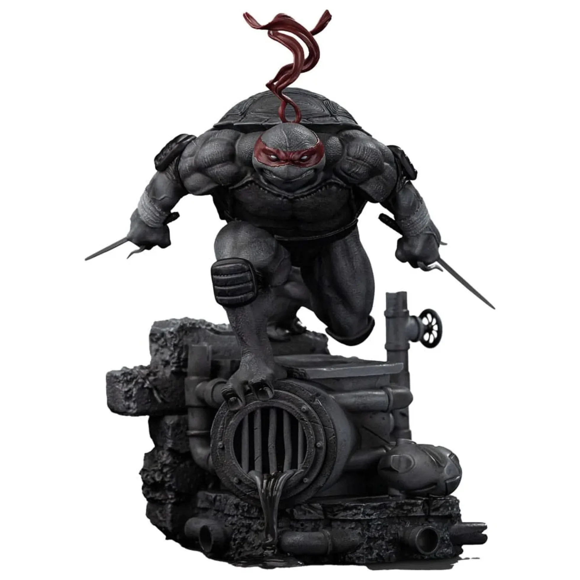 Teenage Mutant Ninja Turtles Art Scale Statue 1/10 Black and White