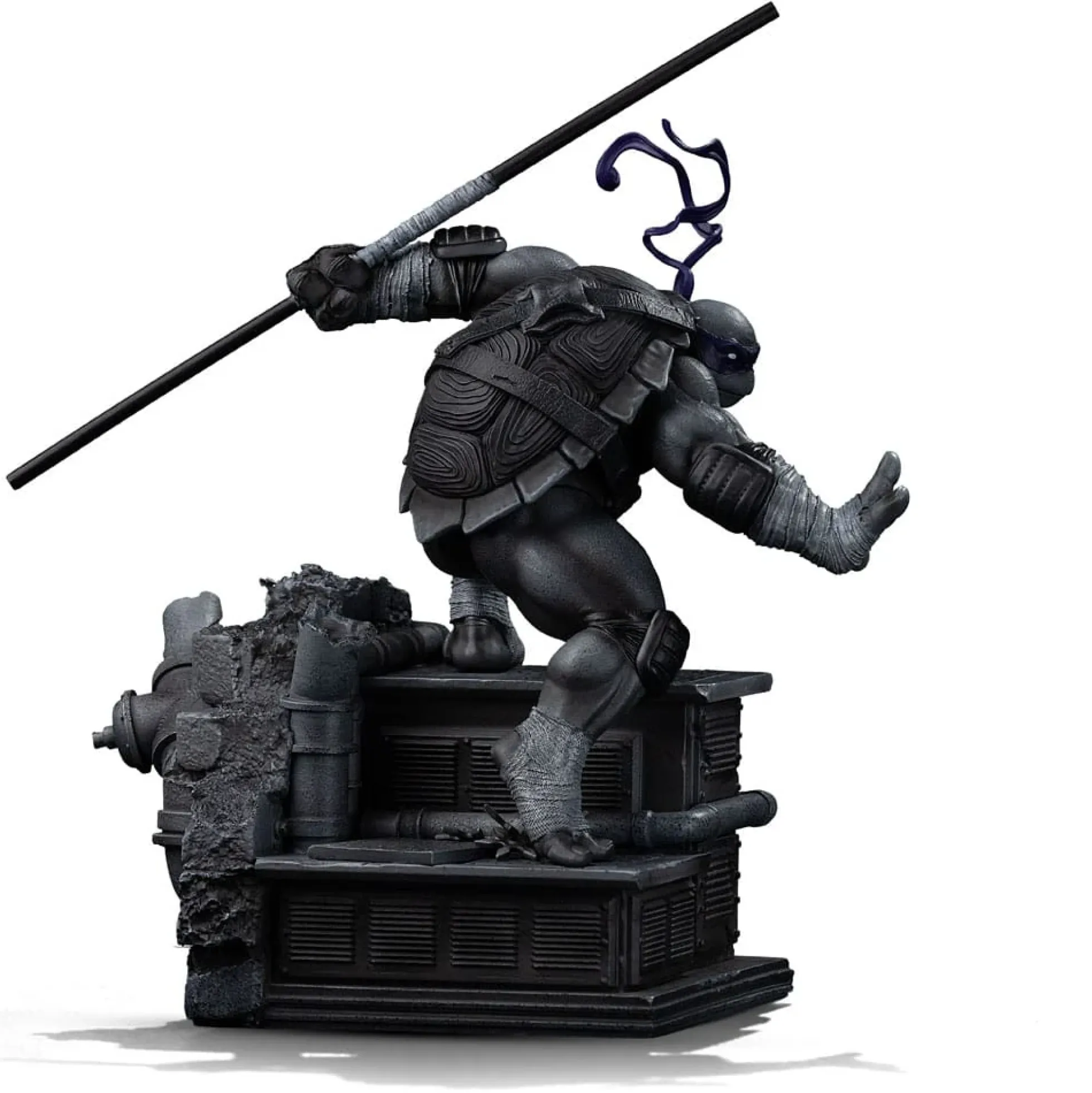 Teenage Mutant Ninja Turtles Art Scale Statue 1/10 Black and White