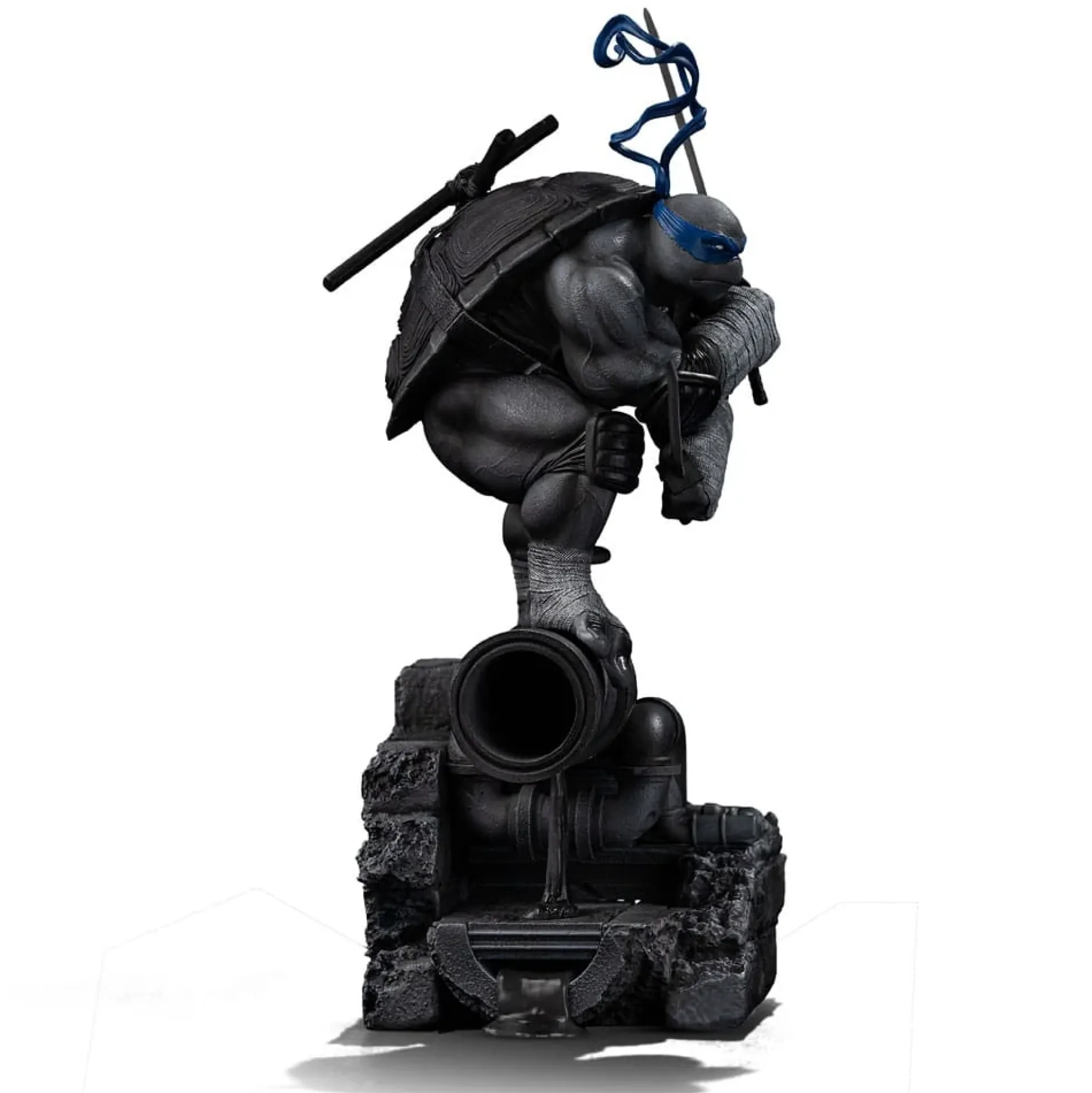 Teenage Mutant Ninja Turtles Art Scale Statue 1/10 Black and White