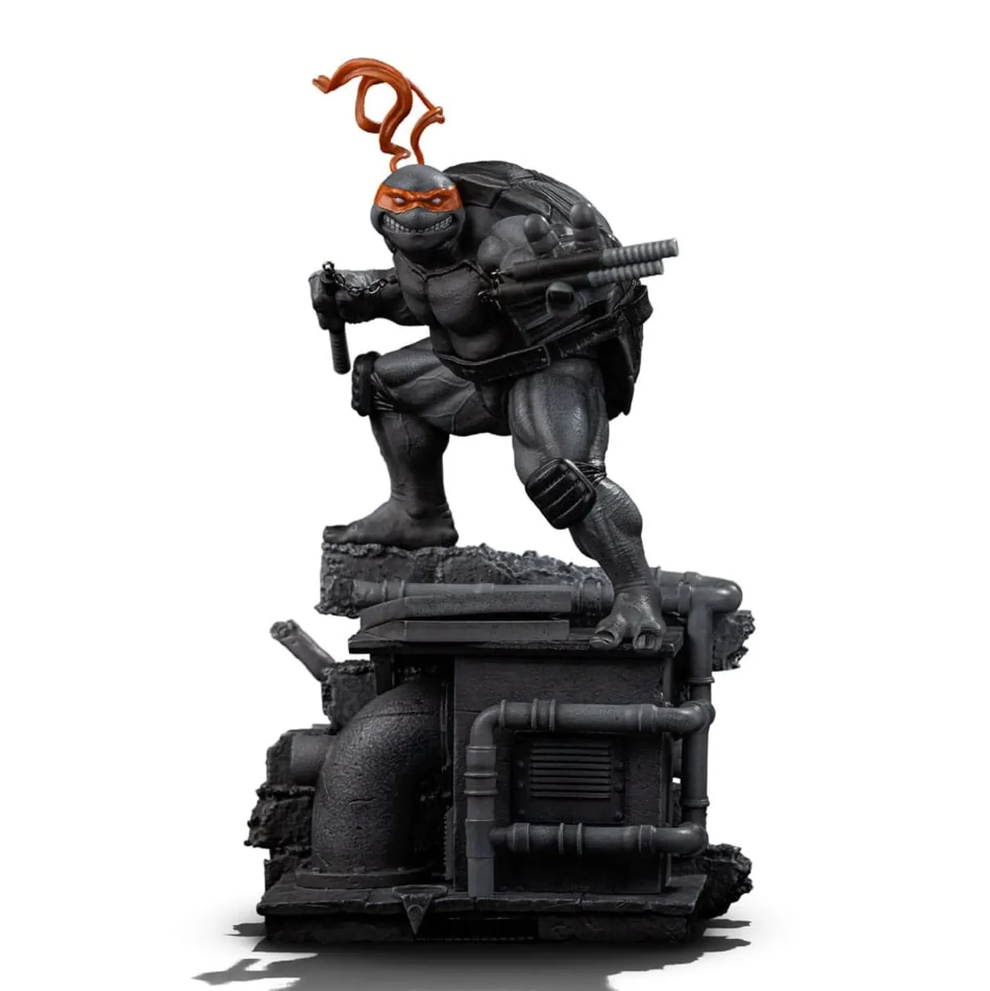 Teenage Mutant Ninja Turtles Art Scale Statue 1/10 Black and White