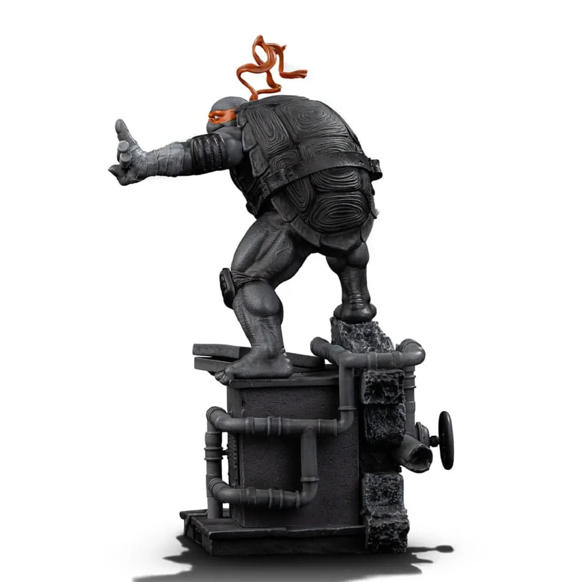 Teenage Mutant Ninja Turtles Art Scale Statue 1/10 Black and White