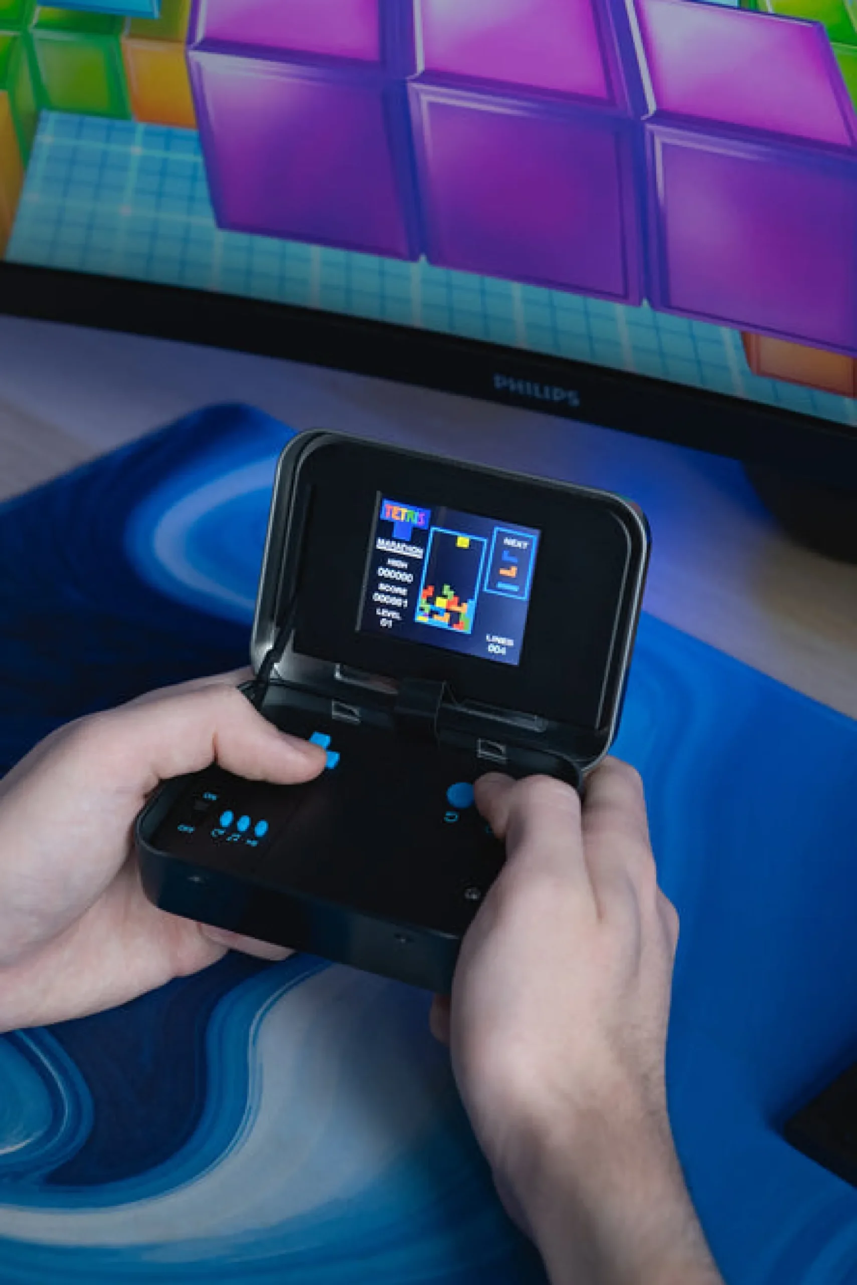 Tetris Arcade aus der Dose