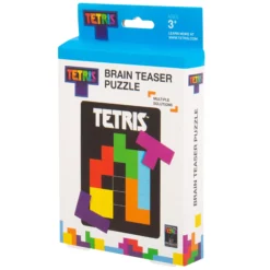 Tetris Tetrimino Knobelspiel aus Holz